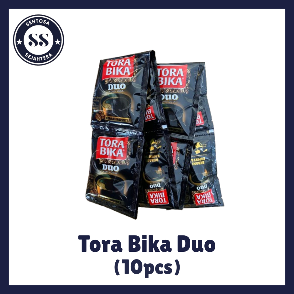 

Tora Bika Duo Kopi + Gula Renceng / Renteng isi 10 Sachet