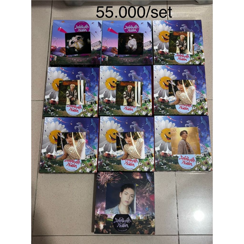 [MEANIE_LATTE|READY STOCK|BACA DESKRIPSI] SEVENTEEN HEAVEN ALBUM ONLY EXCLUDE MINI CARD AND RANDOM P