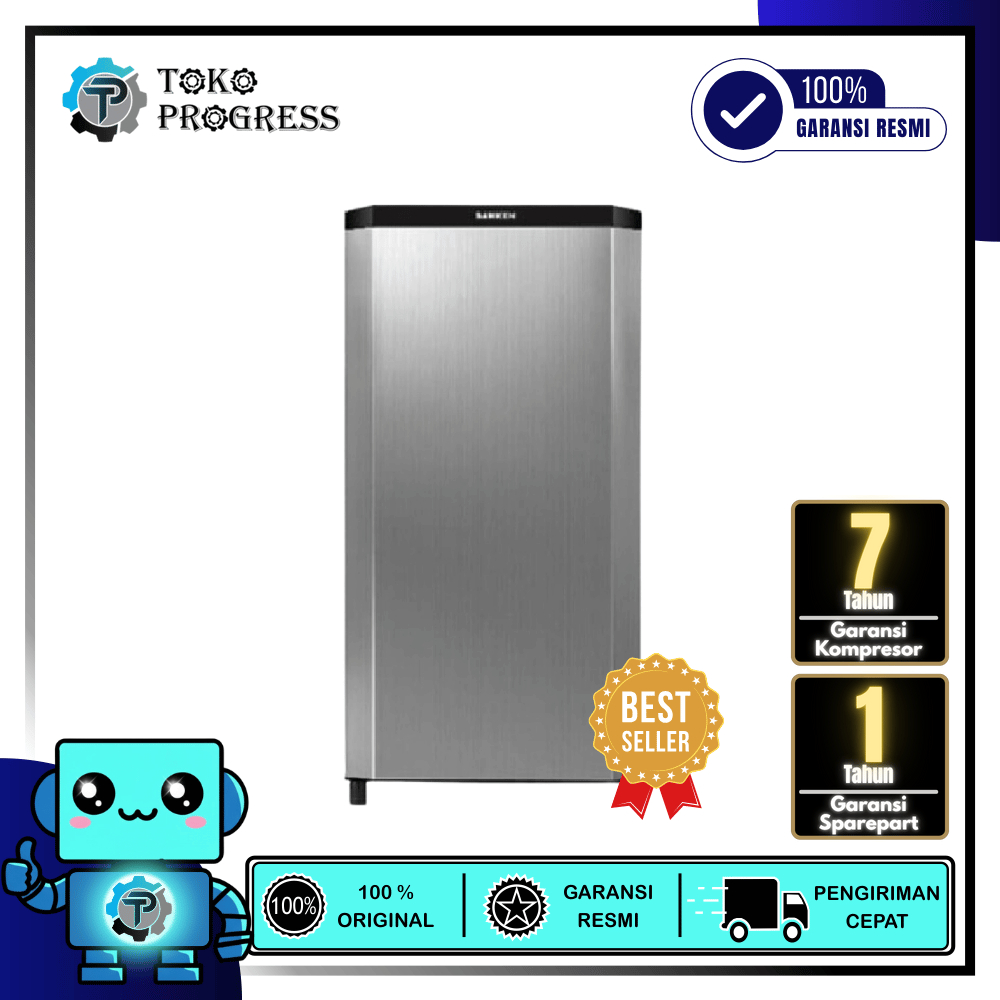 KULKAS 1 PINTU SANKEN SK-V171A-SG / SK-V171 LOW WATT 70 W