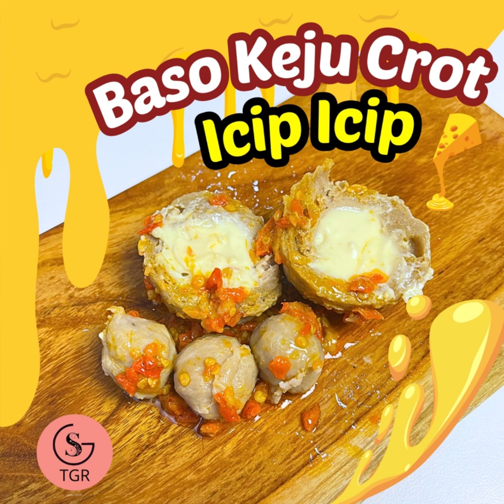 BASO DAGING KEJU CROTT ICIP ICIP SAMBAL TAICHAN Makanan Bakso Sapi Sambal Food
