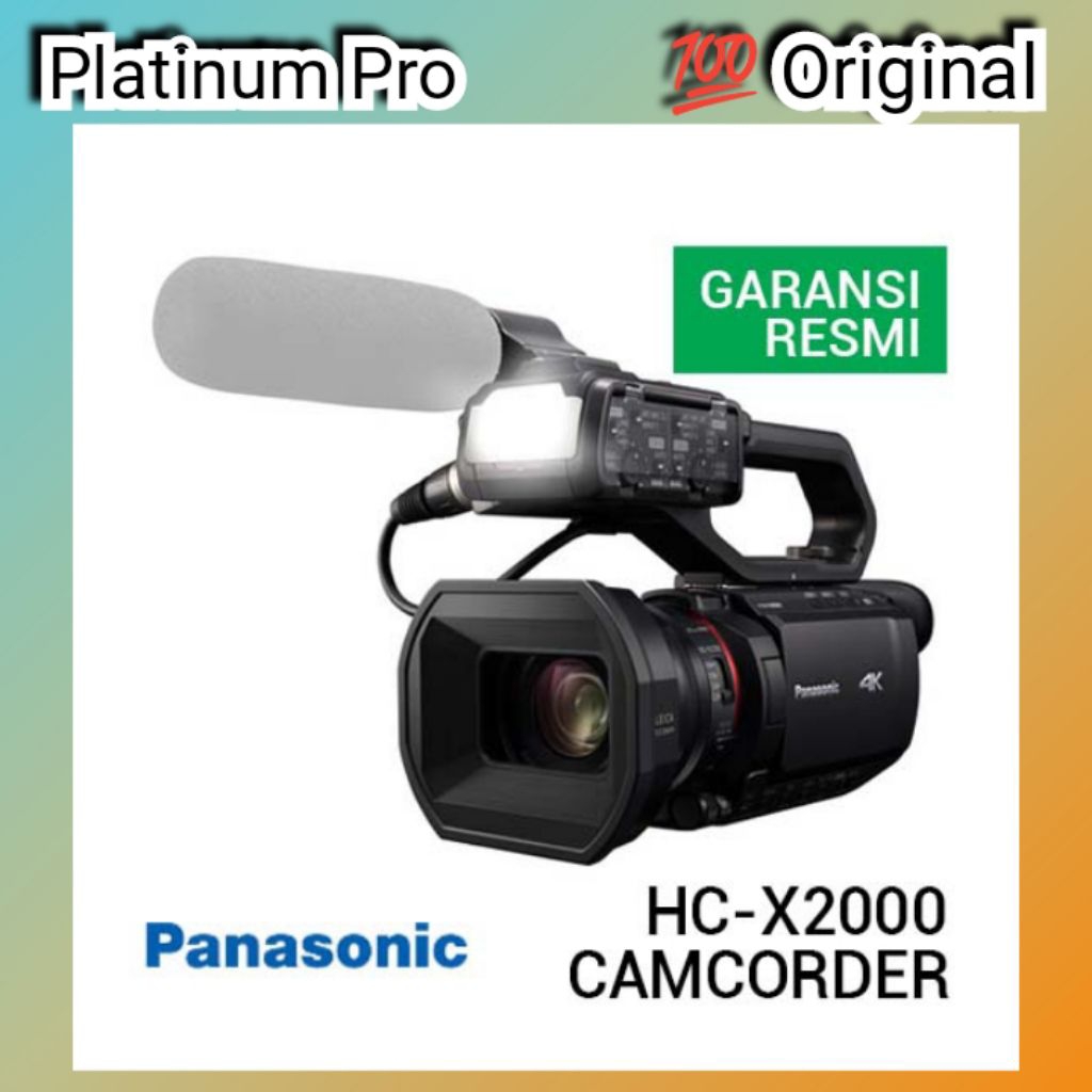 Panasonic HC-X2000 UHD 4K Camcorder
