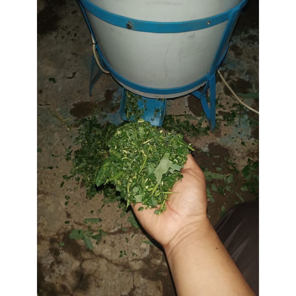 mesin chopper alat pencacah atau potong rumput/sayur buah untuk pakan ternak/chooper ember,sudah len