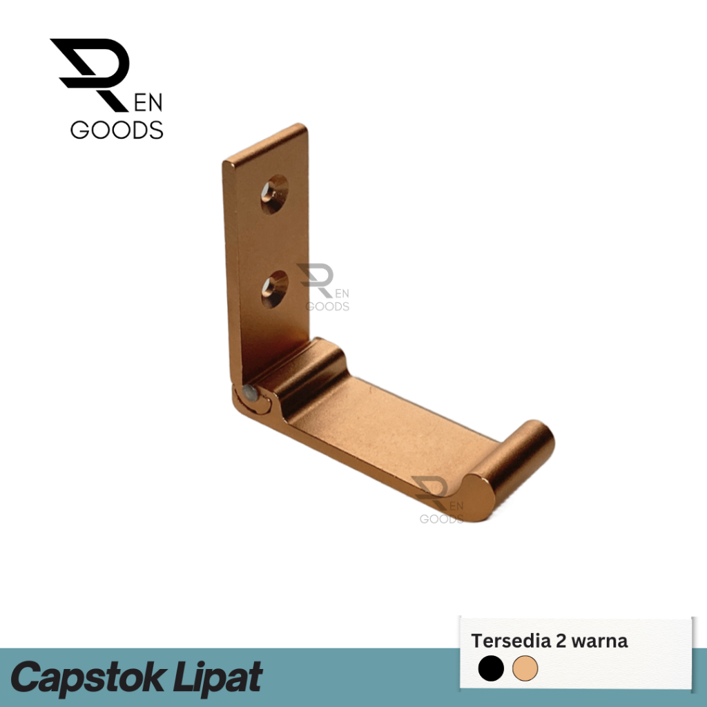 Gantungan Lipat Premium / Gantungan Lipat Aestetik / Capstok Lipat / Capstok Stainless Steel