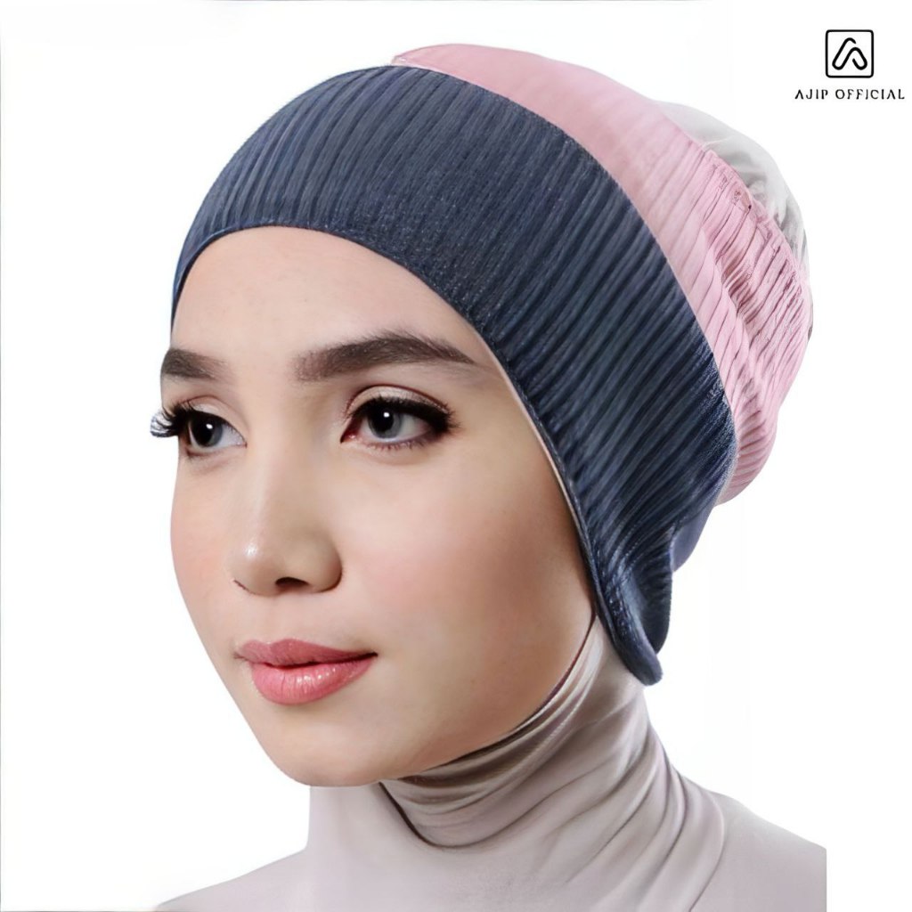 Ciput Rajut Premium 2 Warna Dalaman Hijab Stylish Nyaman Anti Pusing Berkualitas Tinggi Stylish
