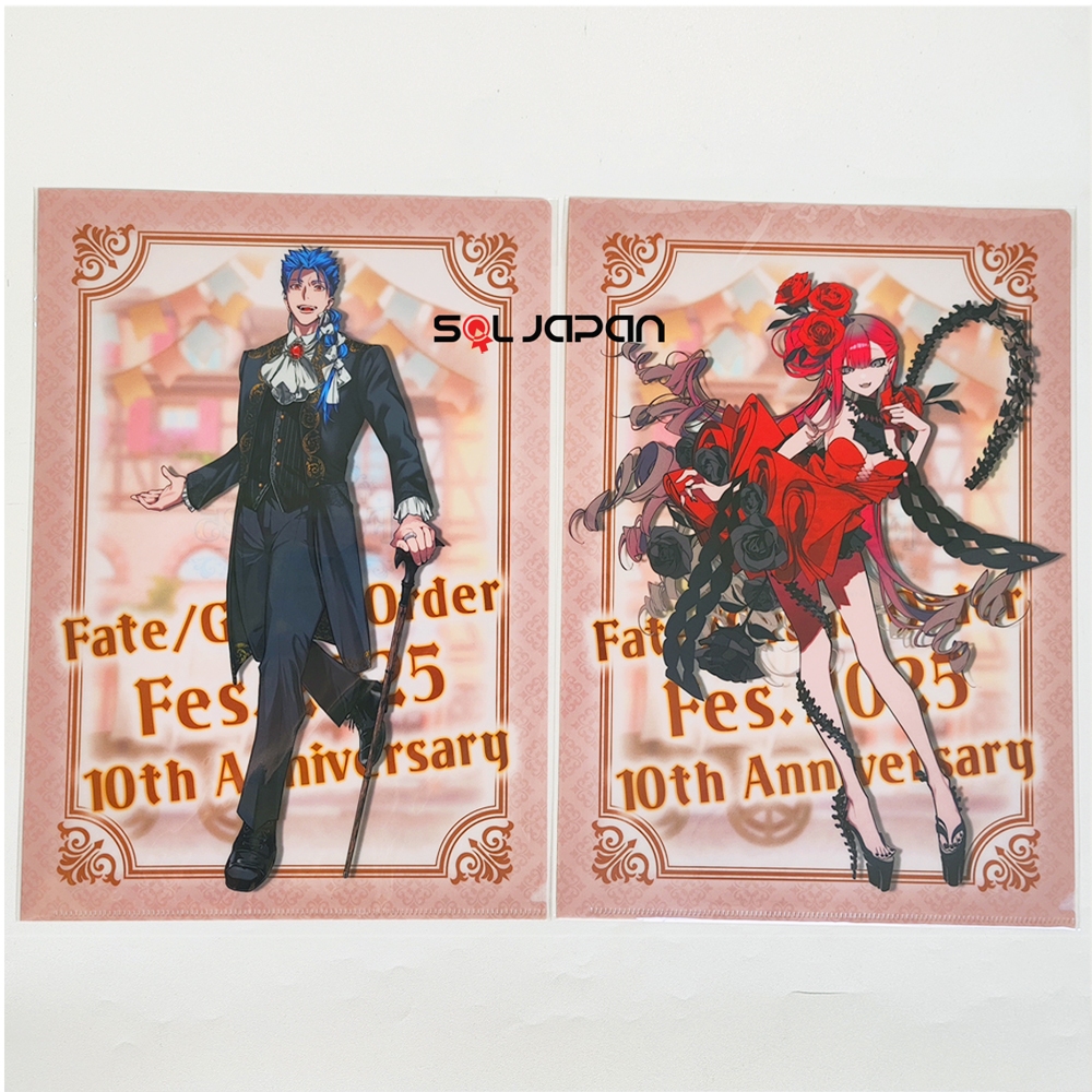 Fate Grand Order FGO Fes 2025 Castle Town Chaldea A4 Clearfile Clear File G Cu Chulainn Caster Baobh
