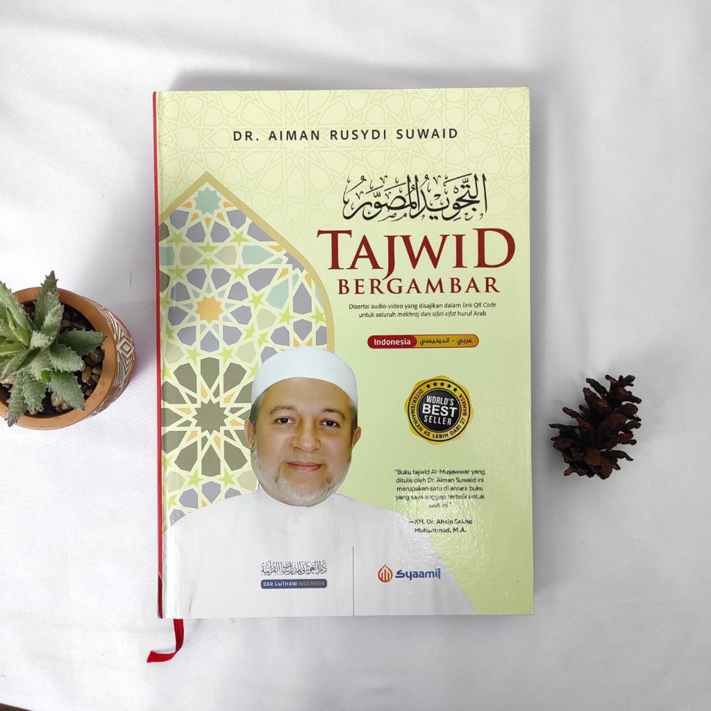 Buku Tajwid Bergambar Darul Qur'an DR. AIMAN RUSYDI SUWAID Bonus Audio Video Pembelejaran