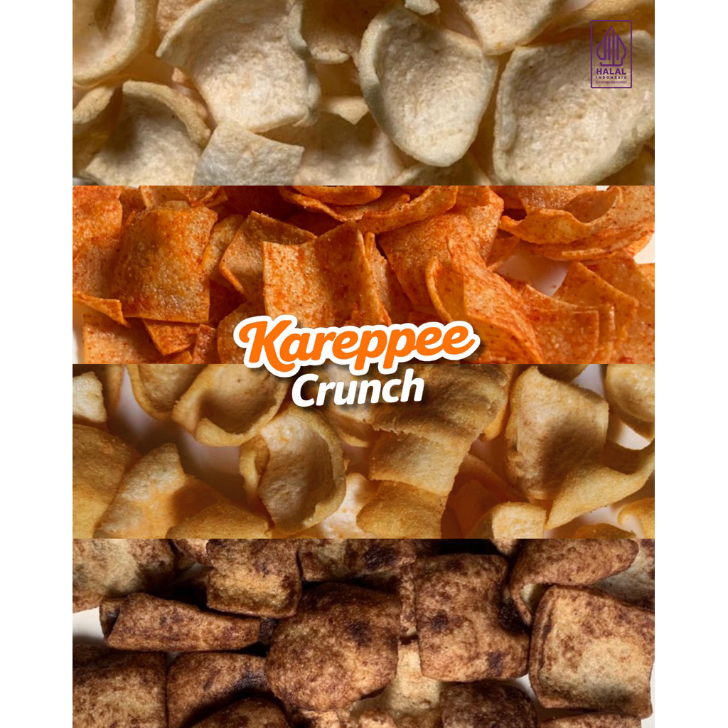 

Kareppee Crunch 30gr - Kerupuk Khas Tanah Dang