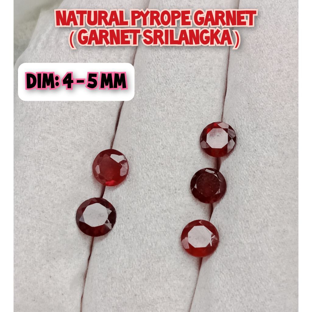 batu permata asli natural phyrope garnet.12