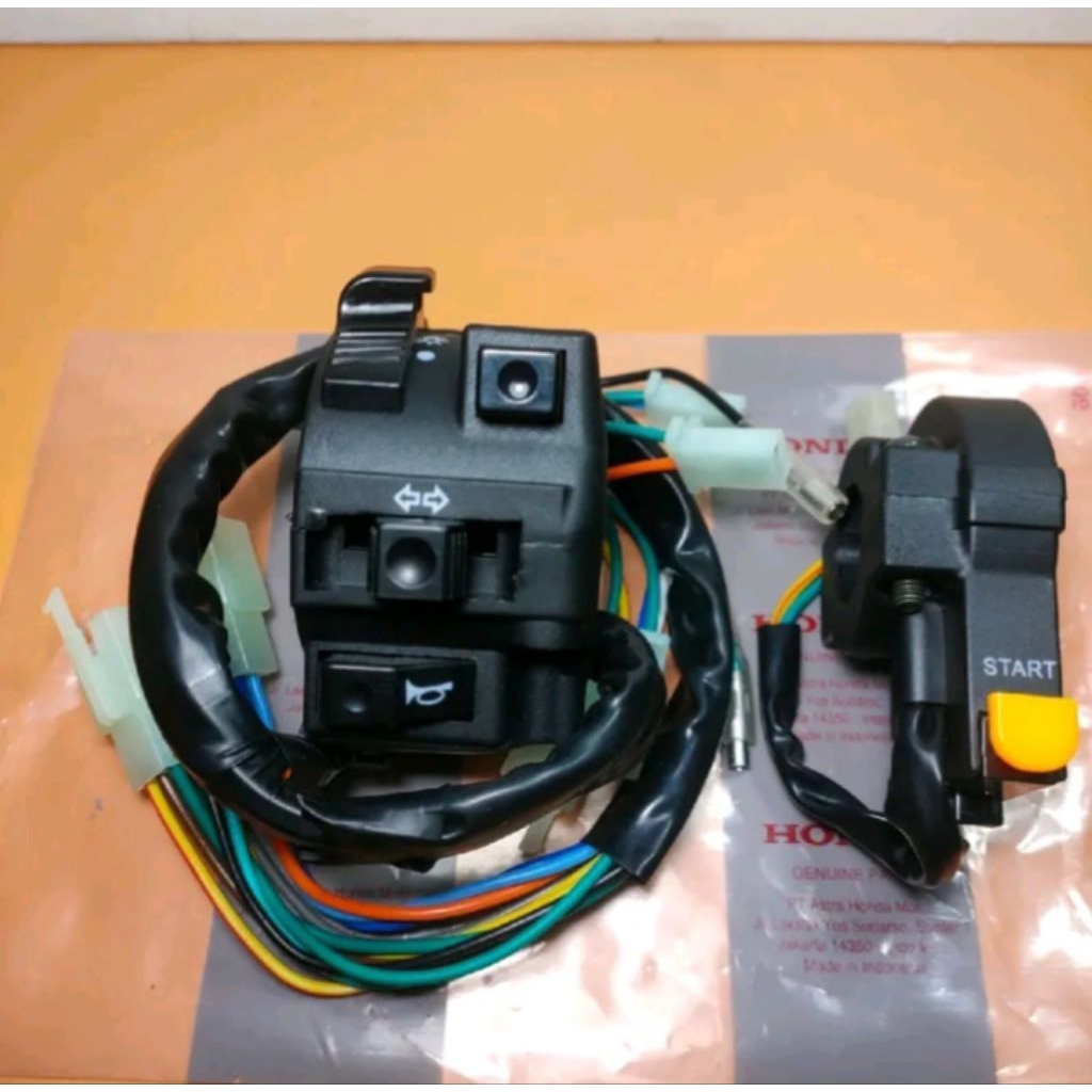 Saklar kiri kanan sen klakson dadim lampu motor Honda Supra x lama Supra fit lama