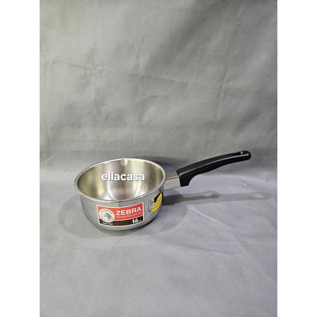 Panci Susu Zebra 16cm / Panci Masak Indomie Zebra Thailand / Sauce Pan Zebra /  Panci Susu Stainless