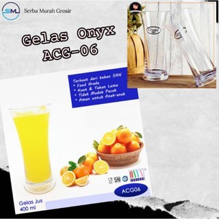 Gelas Juice/Gelas Minuman/Gelas Onyx ACG-06