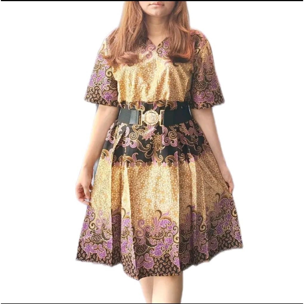 Dress Batik Wanita Elegan