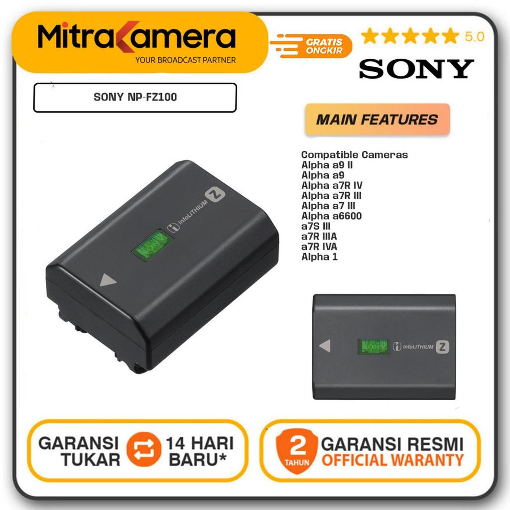 Sony Battery NP FZ100 / Sony NP-FZ100 Rechgargeable Battery Original