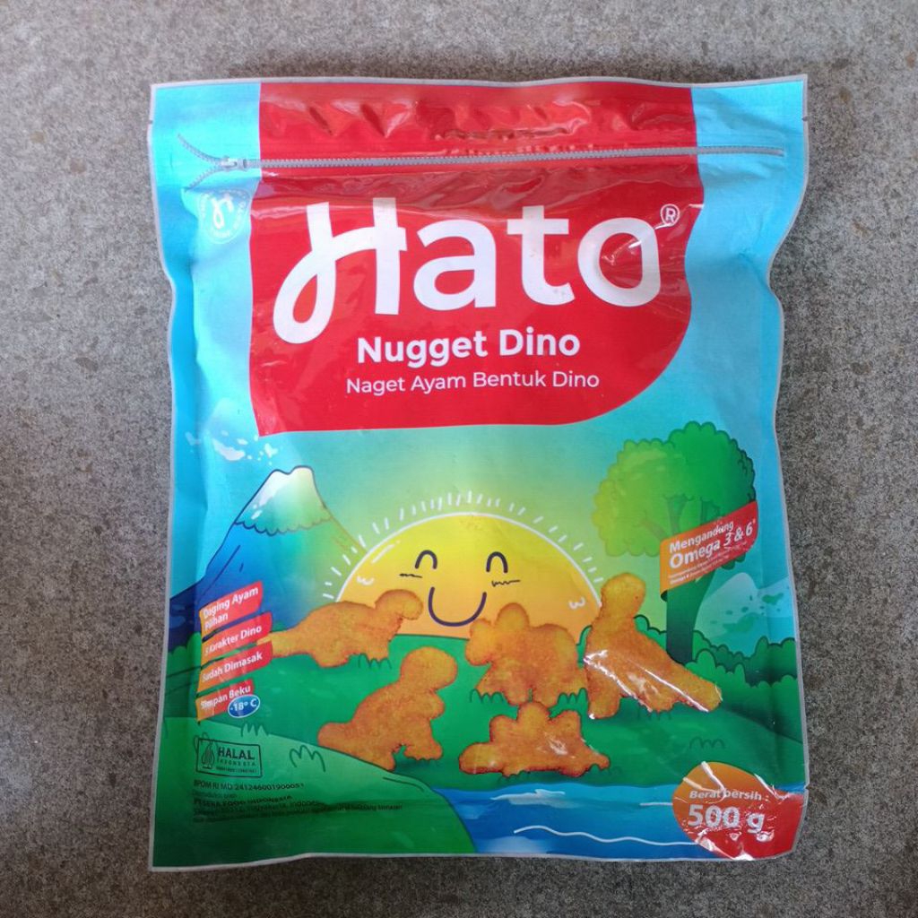 Hato Nugget Dino 500 gram Frozen Food Nugget