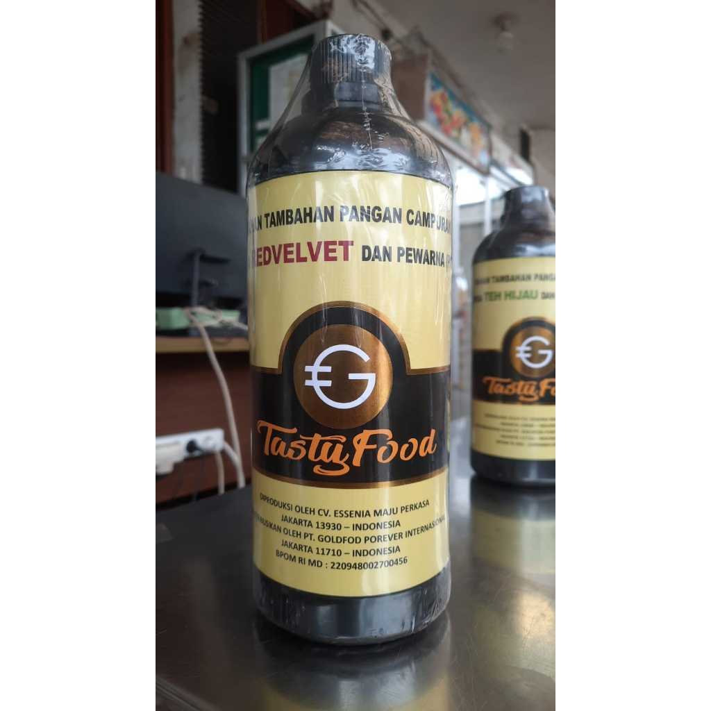 

Pasta red velvet tasty food 1kg/botol
