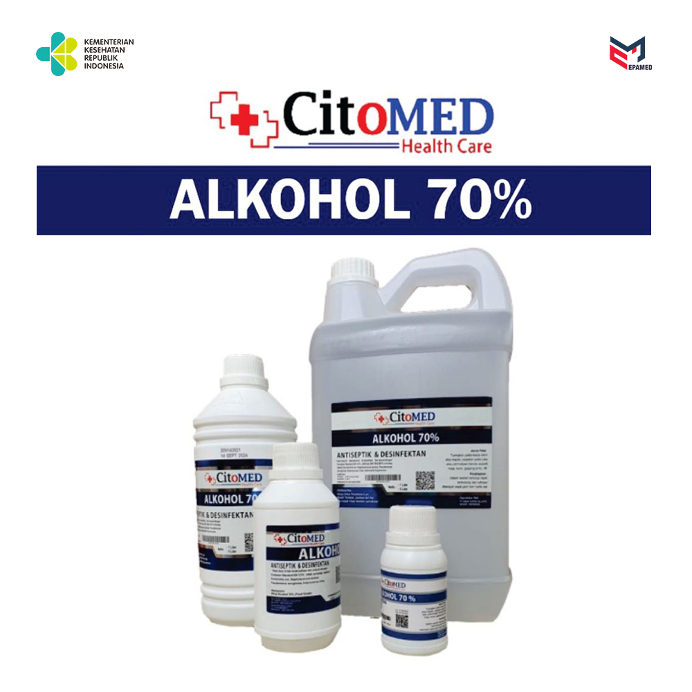Citomed Alkohol 70% | Cairan Alkohol | Alkohol 70% | Alkohol Medis