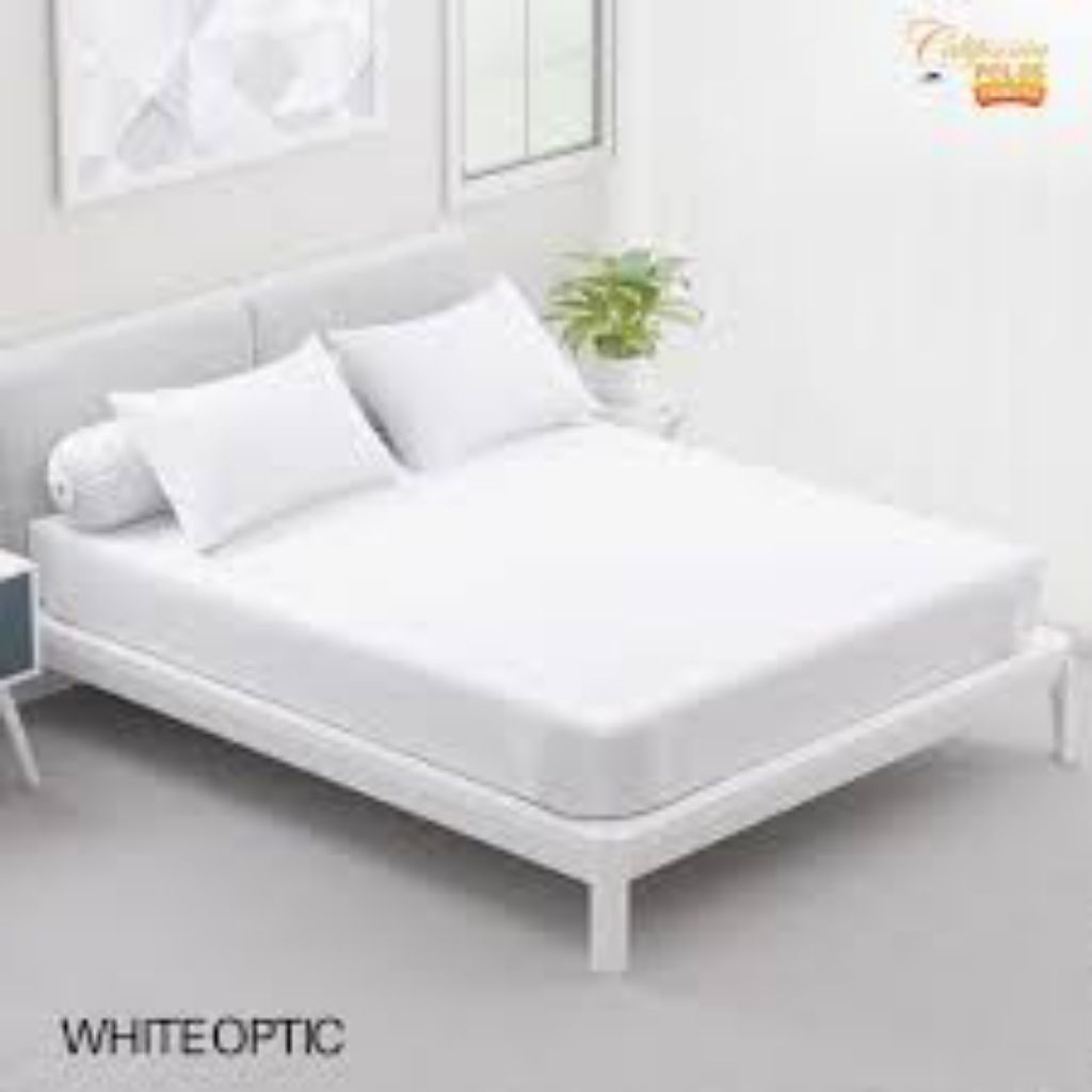 FITTED SHEET EX HOTEL 180 x 200 /SPREI KATUN EX HOTEL PUTIH POLOS