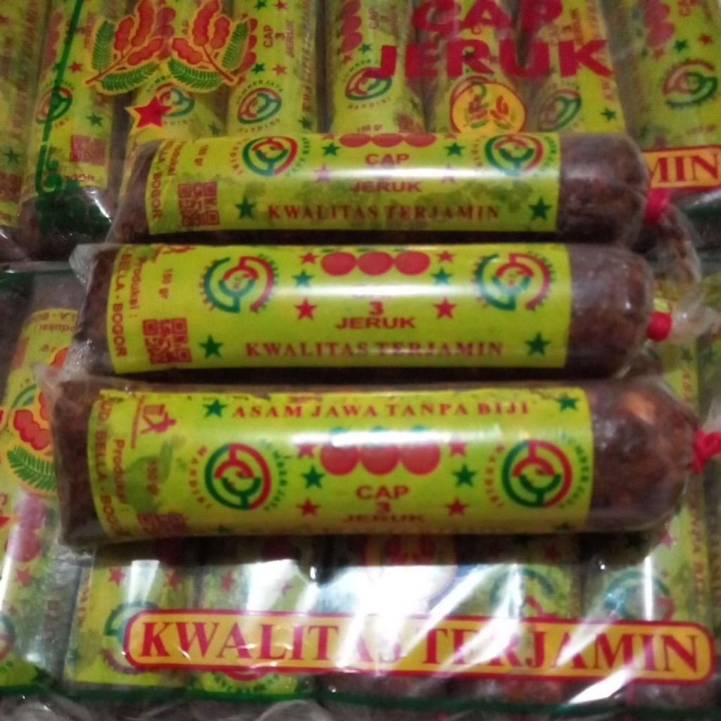 

ASEM JAWA TANPA BIJI CAP 3 JERUK 150 GRAM 1PCS