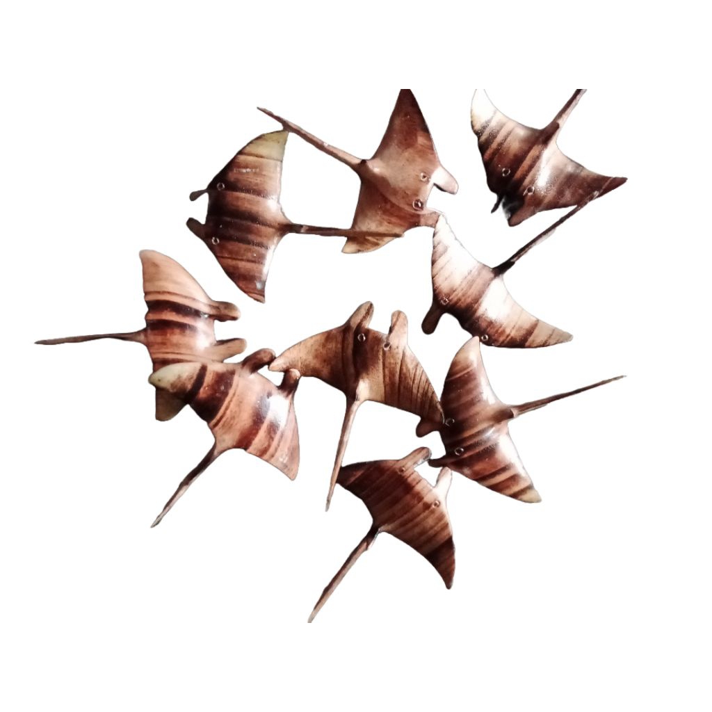 MANTA / IKAN PARI PATUNG MINI / DEKORASI HIASAN