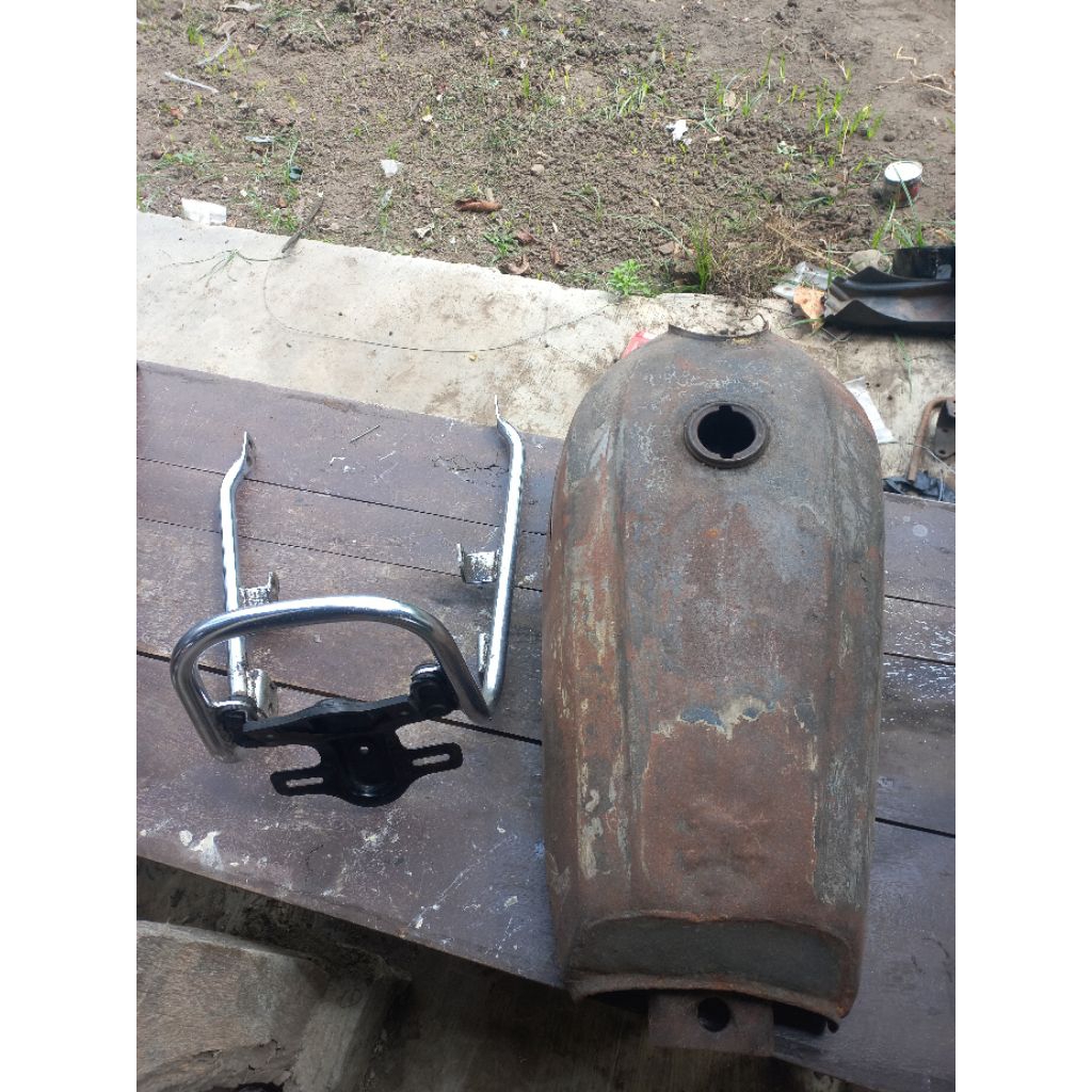 Tangki set behel cb100N k5 original copotan