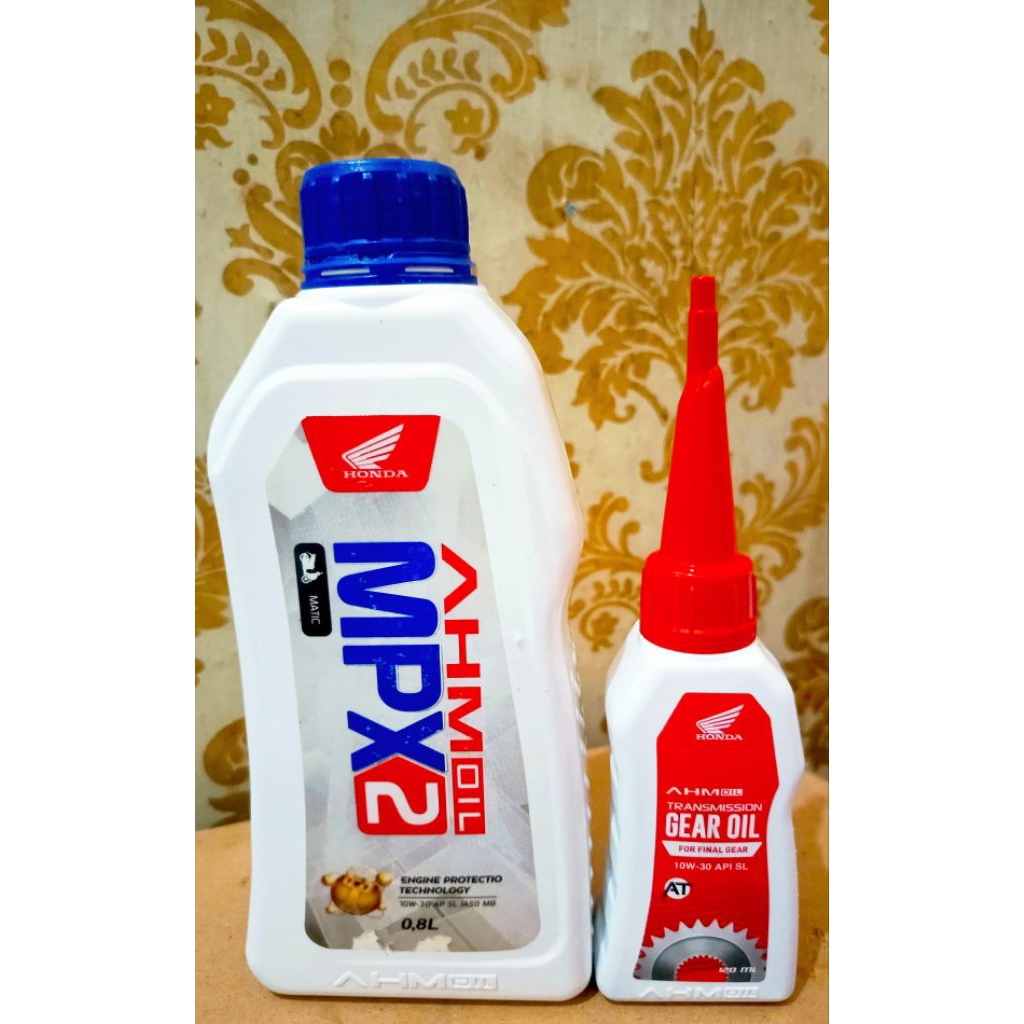 PAKET BUNDLING OLI AHM MPX2+Oli Gear GARDAN AHM METIC & OLI AHM MPX1+OLI GEAR GARDAN AHM MATIC
