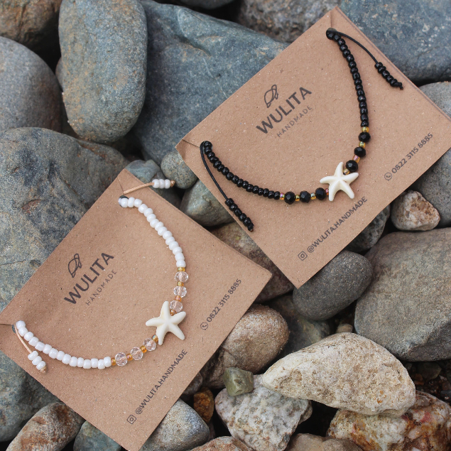 NERINA | WULITA NERINA SERIES | GELANG KERANG HANDMADE | GELANG TANGAN TALI | GELANG COUPLE