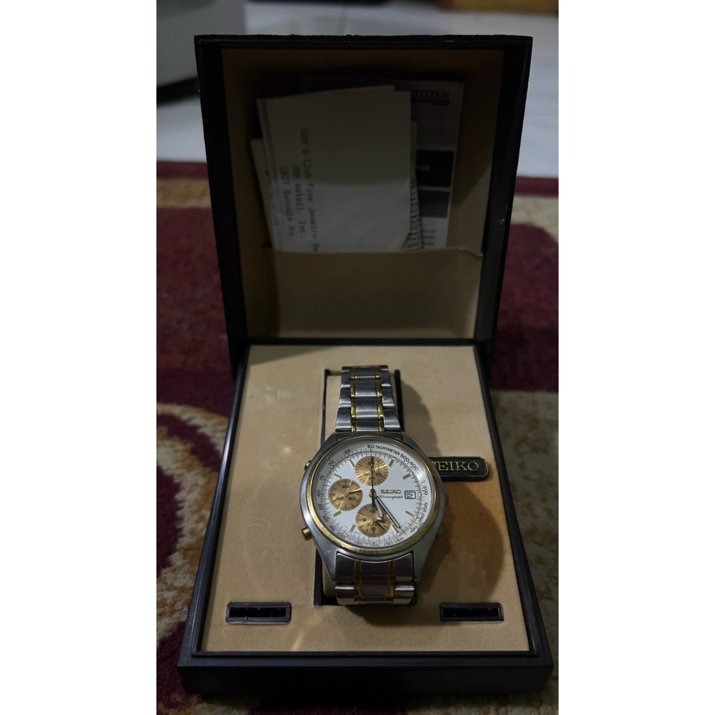 Buy 1 Get 5 Jam Seiko Quartz Alarm Chronograph Original Made in US.