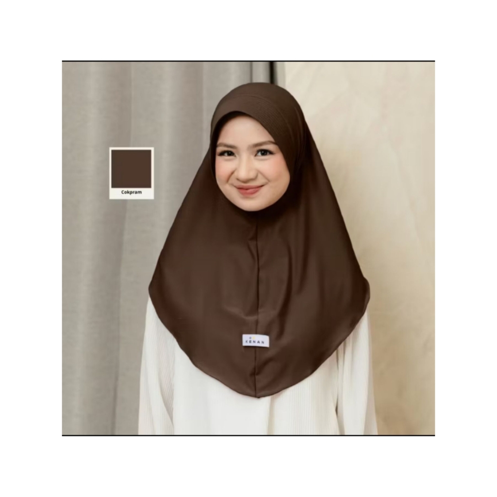 Kenan-Dzevada Jilbab Bergo Instan ukuran M