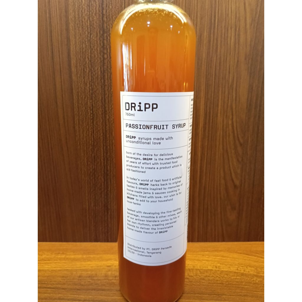

DRIPP PASSIONFRUIT SYRUP