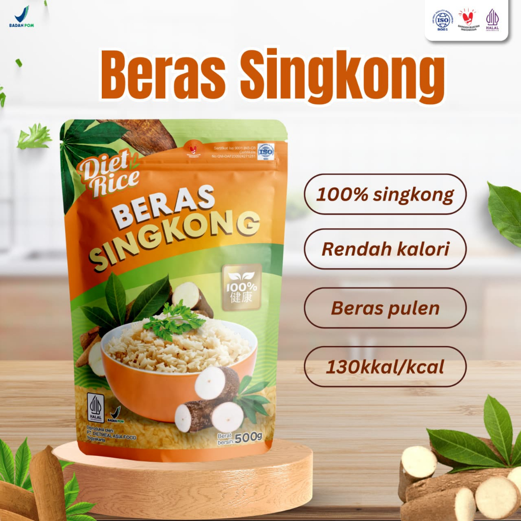 

Dietrice Beras Singkong Kemasan 500gram