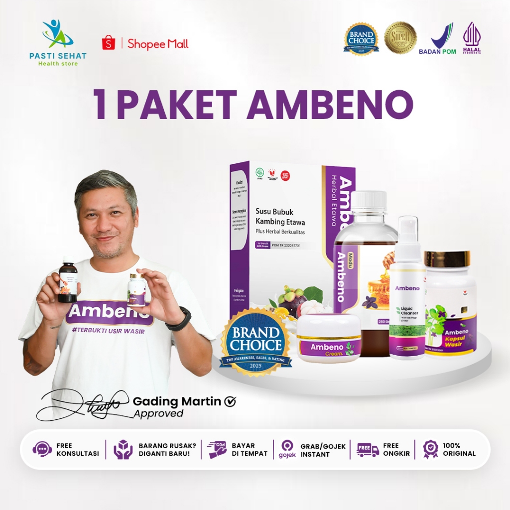 Ambeno Madu Bantu Atasi Ambeien Ambeno Original BPOM Kapsul Wasir Tanpa Efek Samping