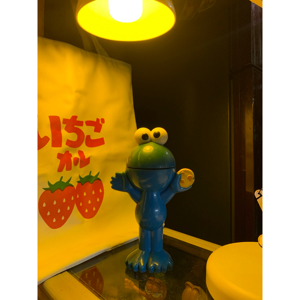 Sesame Street Cookie Monster Talking Giggle Gabber Mattel 2003 RARE