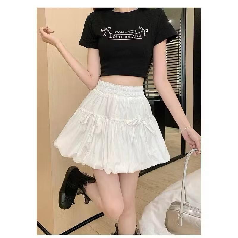 sale df - rok polly mini skirt susun pendek / rok wanita pendek