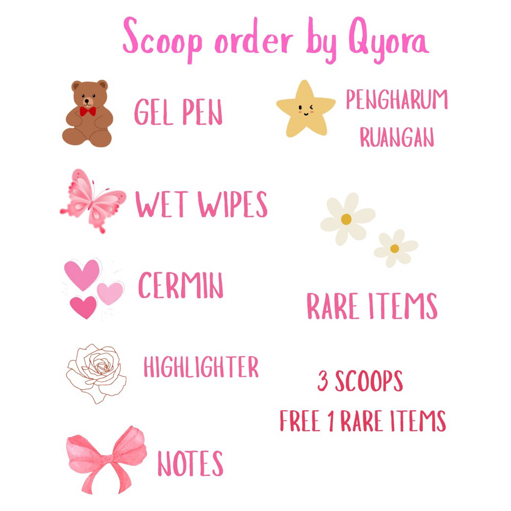 

SCOOPS ORDER BY QYORA