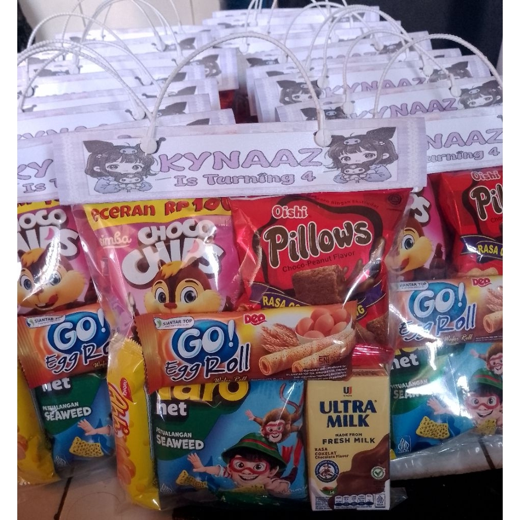 

paket Snack ulang tahun anak/sovenir ulang tahun/paket berbagi/paket Donasi