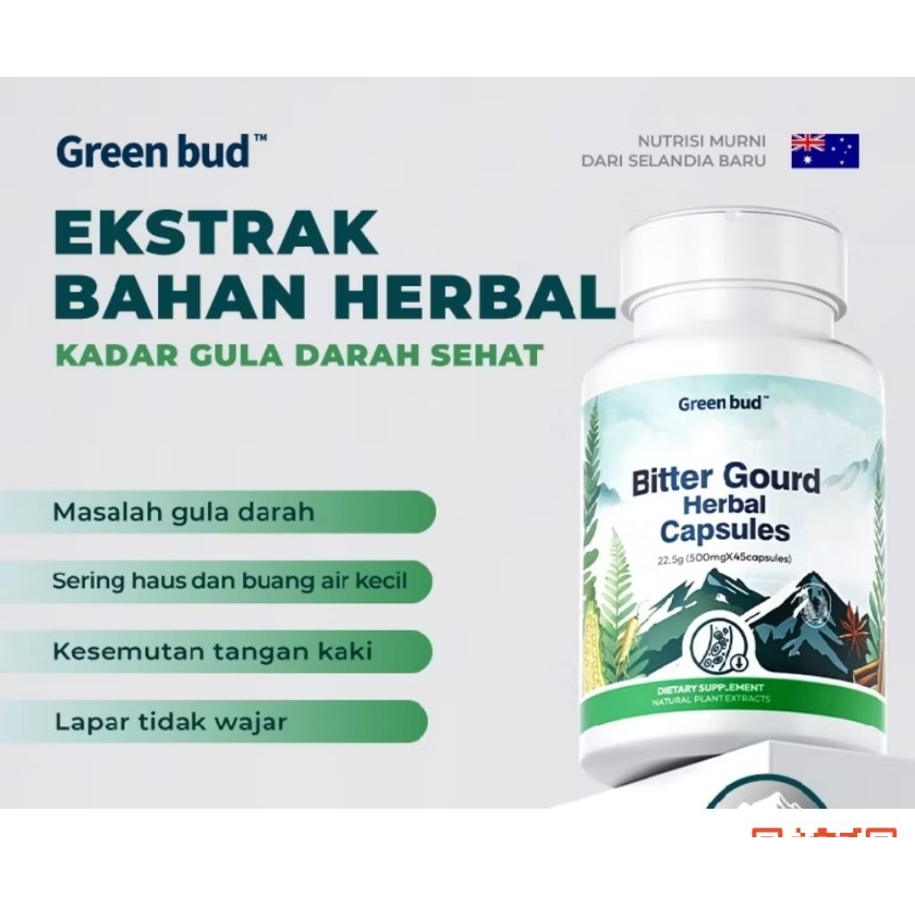 Green Bud Bitter Gourd - Kapsul Herbal Untuk Gaya Hidup Sehat & Seimbang