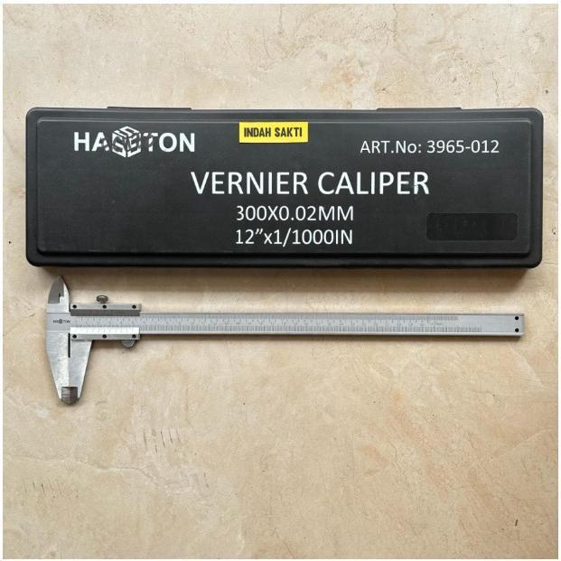 Skemat Jangka Sorong Vernier Caliper 12 inch Hasston