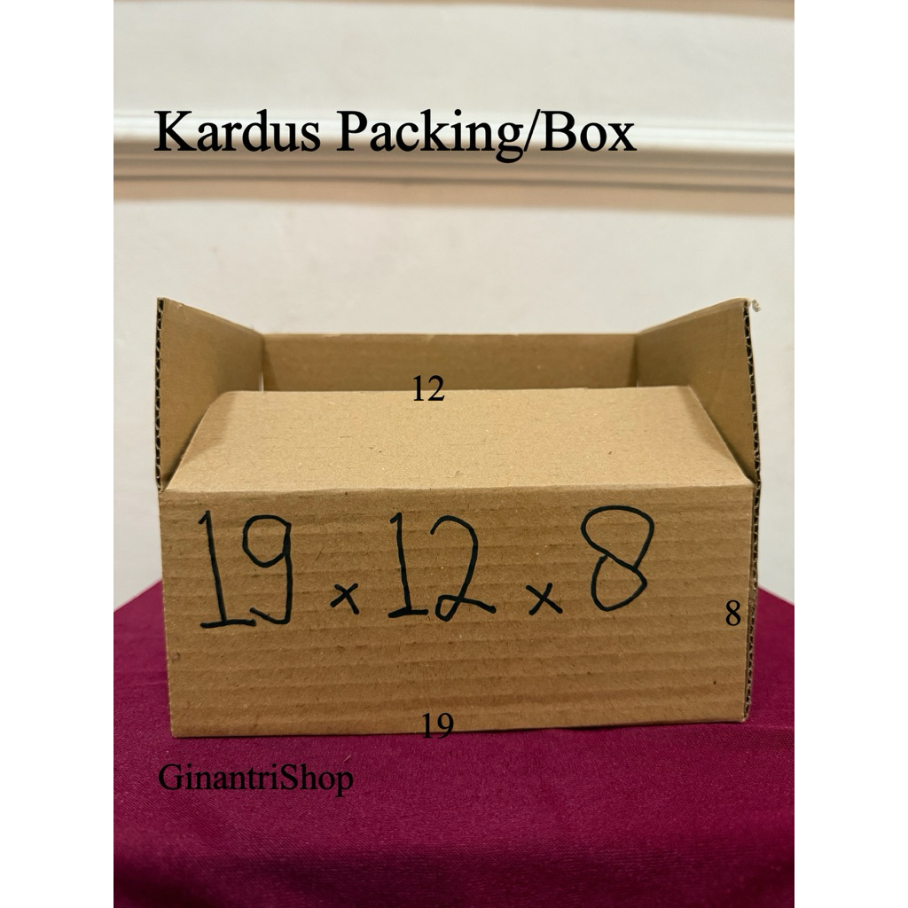 

Kardus Packing 19x12x8