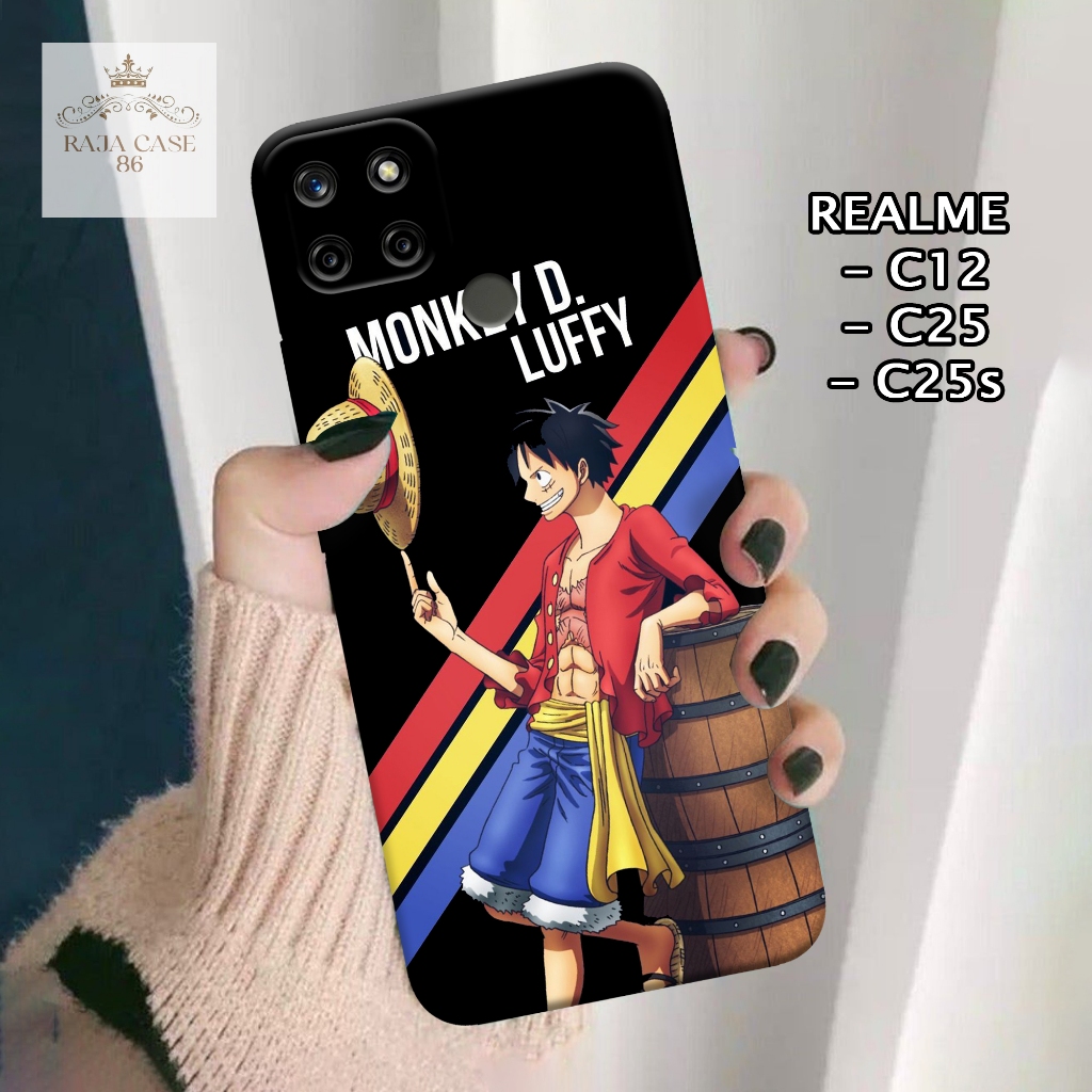 Case Realme C12 / C25 / C25s - casing Realme C12 - Motif case Anime - Pelindung handphone - Realme C