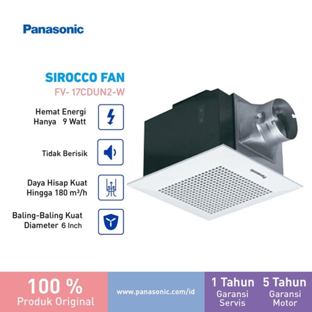 Ceiling Fan Plafon Panasonic FV 17 CDUN 17 CM