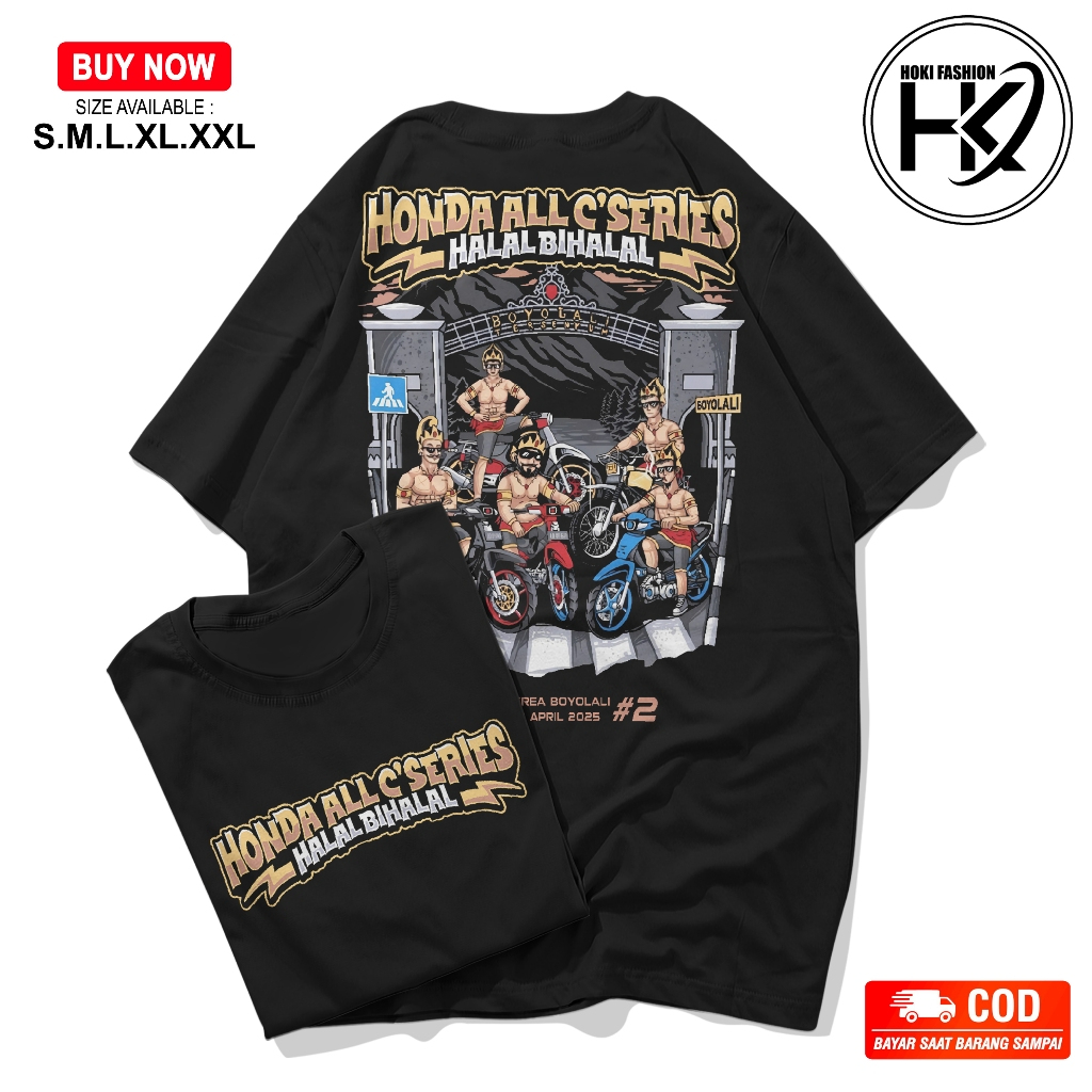 baju kaos pria HALAL BIHALAL #2 #1 HONDA ALL C SERIES HONDA ASTREA GRAND INDONESIA Otomotif Legend k