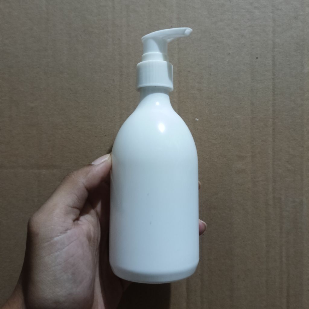 BOTOL PUMP 300ML SCR PUTIH PUMP LOTION PUTIH NECK 24/BOTOL SABUN 300ML