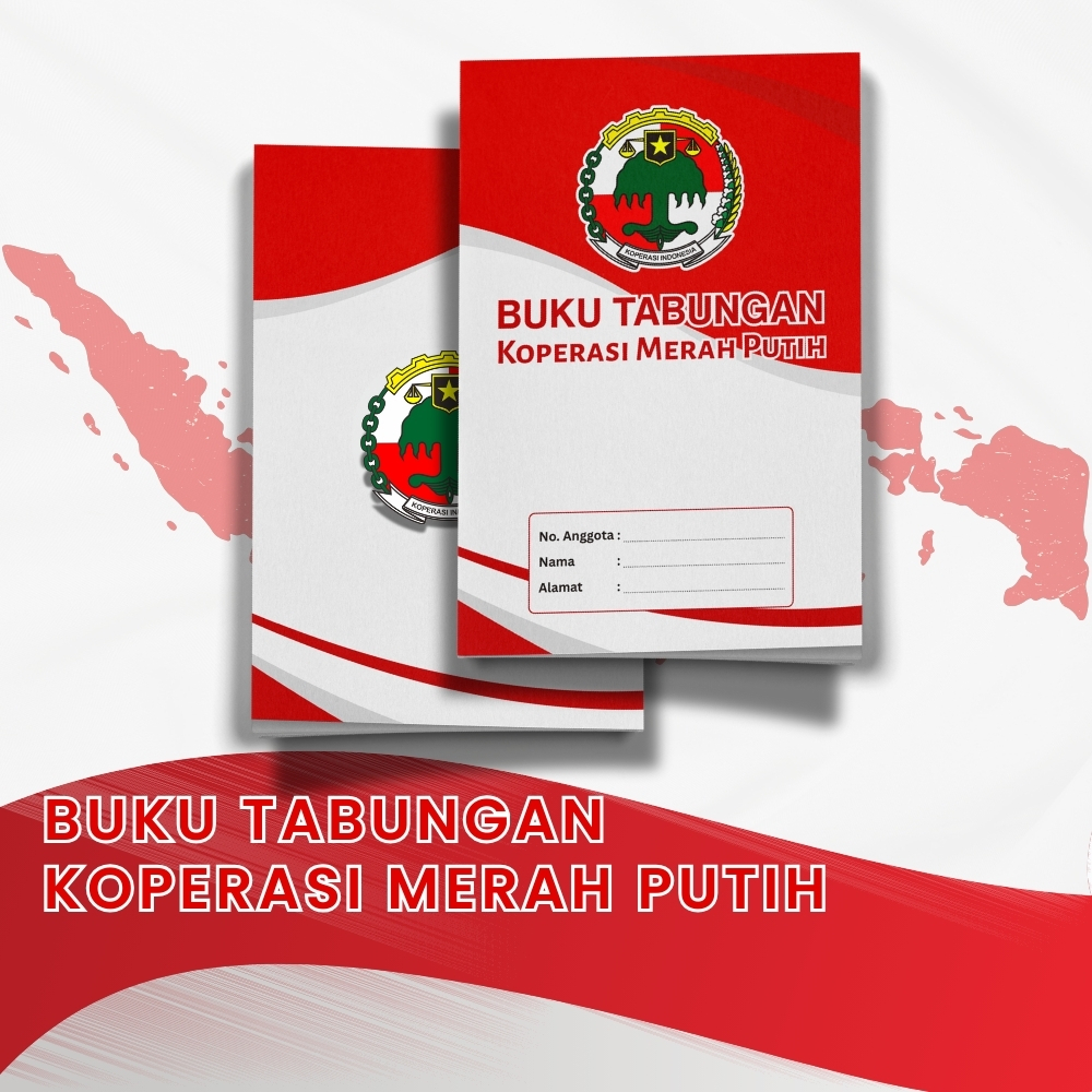 

(Boleh Kostum) Buku Tabungan Koperasi Tegak atau Potret 20 Halaman