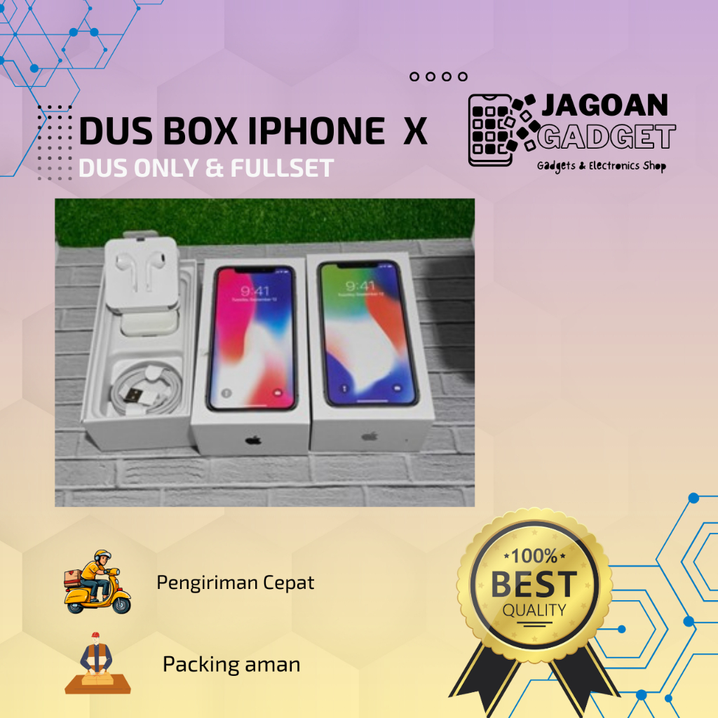 

Dus Kotak Iphone X FULLSET/BOX ONLY | JAGOAN GADGET