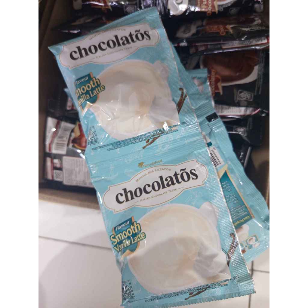 

MINUMAN INSTAN CHOCOLATOS FLAVOUR SMOOTH VANILLA LATTE RENCENG ISI 10 SACHET