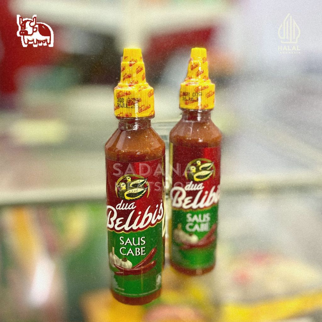 

DUA BELIBIS Saus Cabe 235ml – Saus Sambal Botol Asli Pedas Gurih