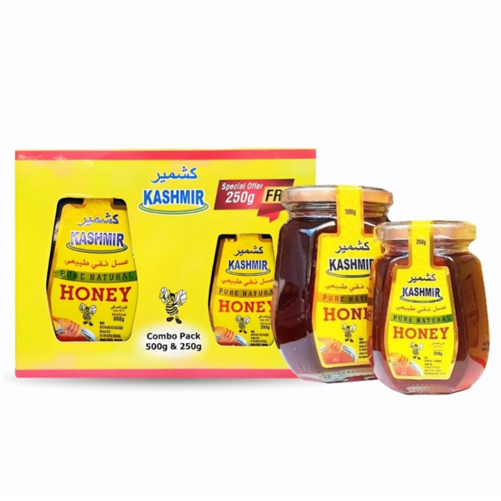 

Madu kashmir 500gr combo pack 250gr madu paket kasmir