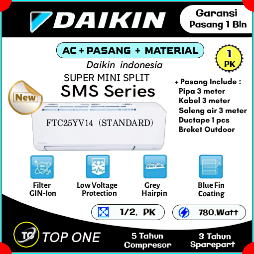 AC DAIKIN 1.PK  FTC.25YV14