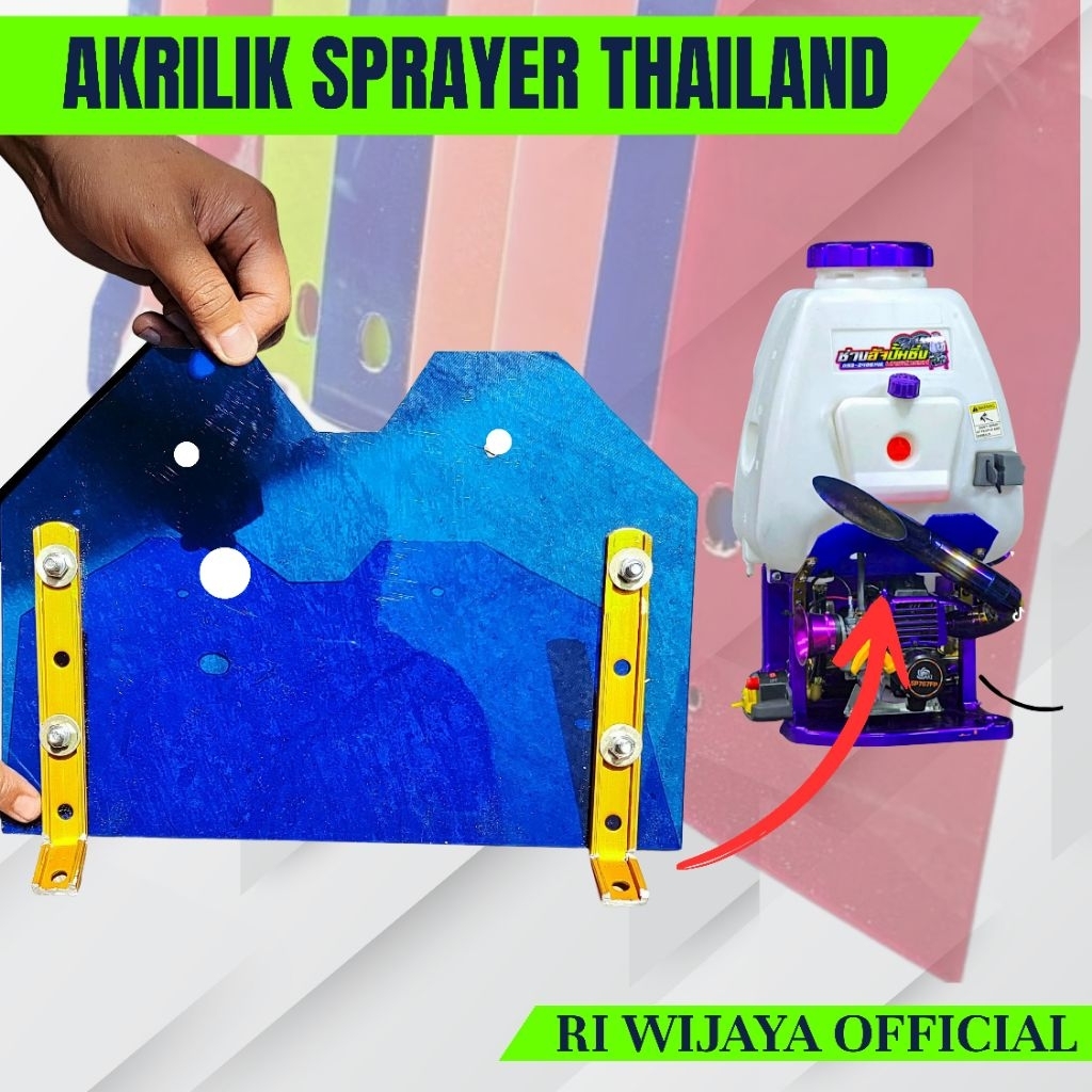 AKRILIK SPRAYER TU26 / AKRILIK SPRAYER MESIN 2 TAK / PENUTUP MESIN TU26 / AKRILIK MODIFIKASI SPRAYER