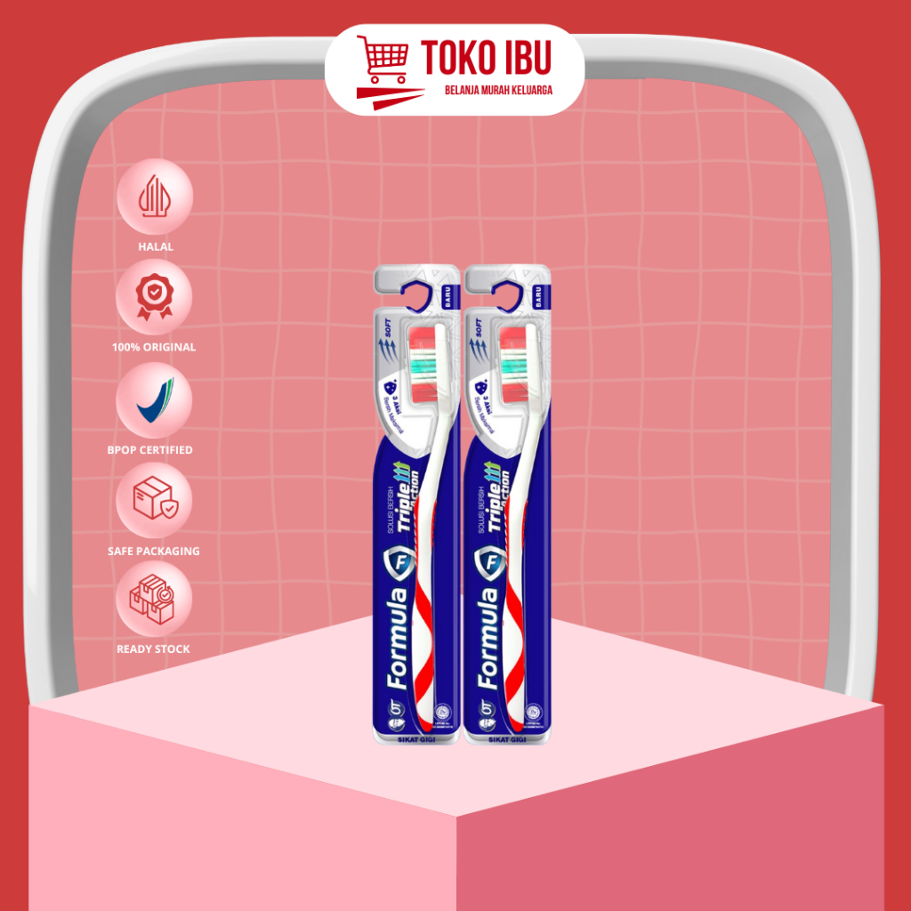 Sikat Gigi Formula Triple Action Single